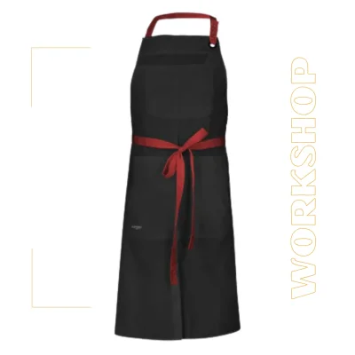 Tablier Clove Noir Rouge