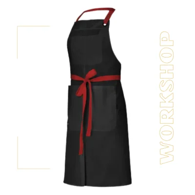 Tablier Clove Noir Rouge