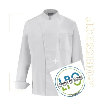 Veste Mixte Cabbage Blanche + Broderie
