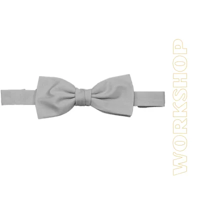 Noeud papillon gris
